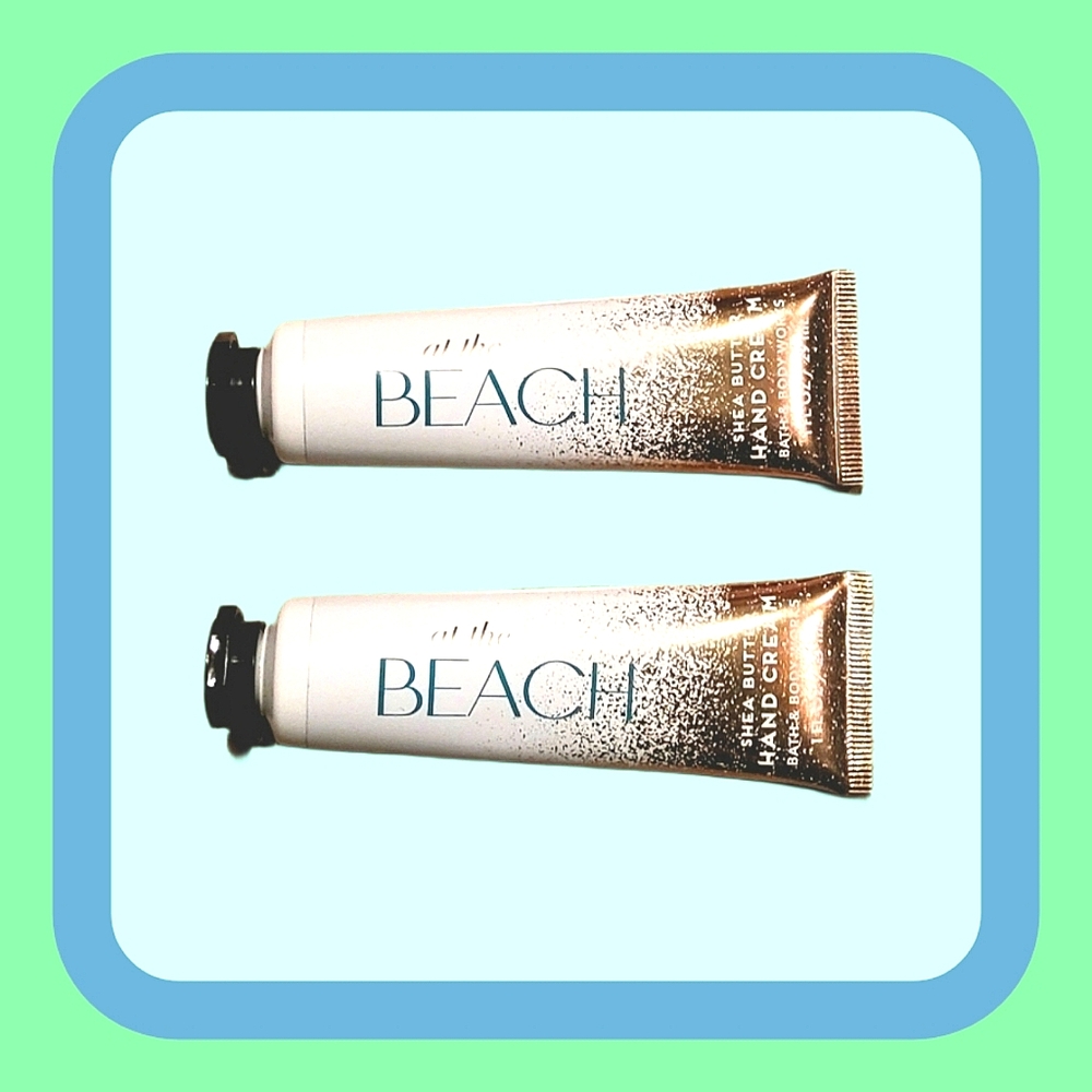 2 AT THE BEACH HAND CREAMS BY BATH AND BODY WORKS